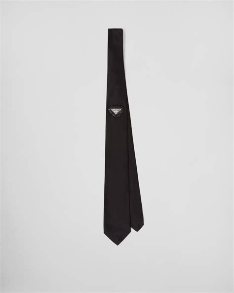 prada tie used|prada tie price.